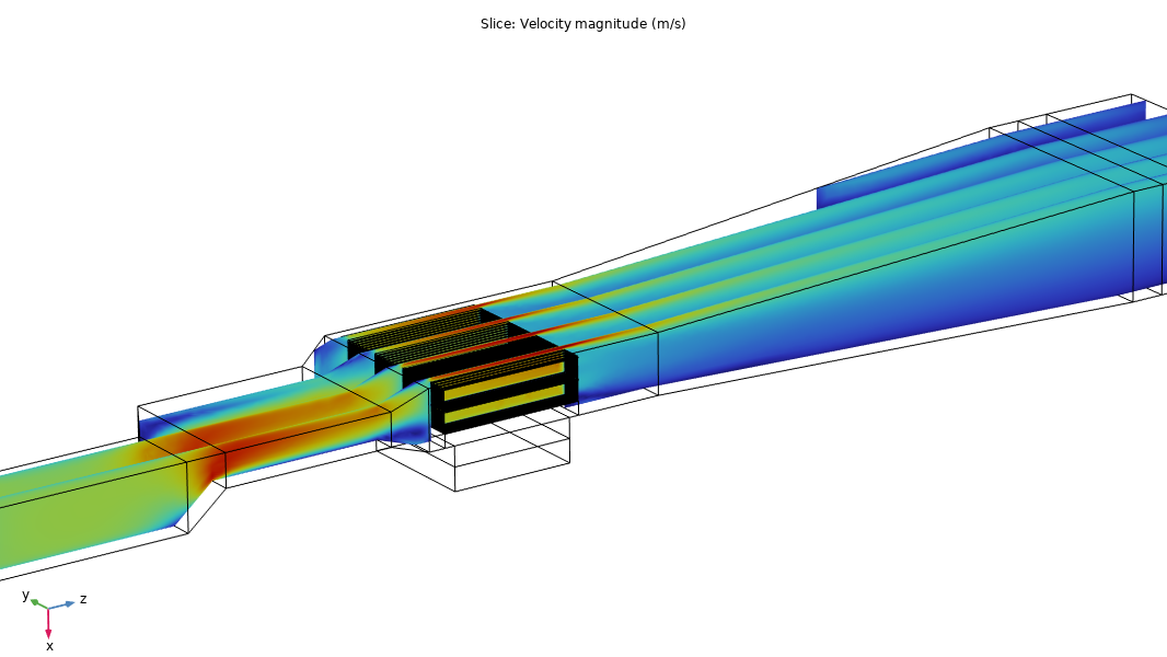 Forced Cooling of a Transformer