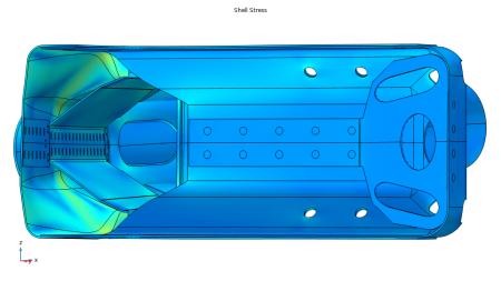 Stress in shell and plate elements
